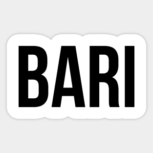 Bari Sticker